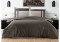 Постільна білизна сатин Premium La Romano - Mona Alara Iron (Турция), євро